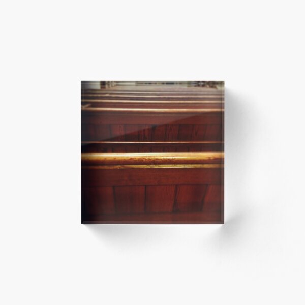 Pews 2 Acrylic Block