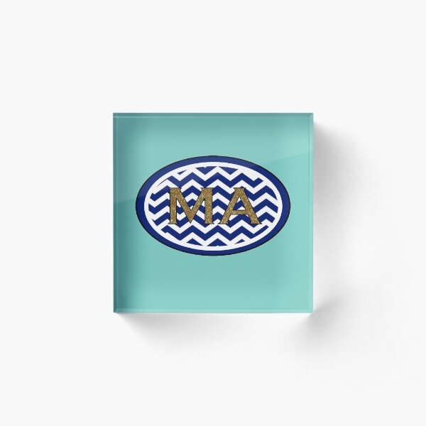 Massachusetts Acrylic Block