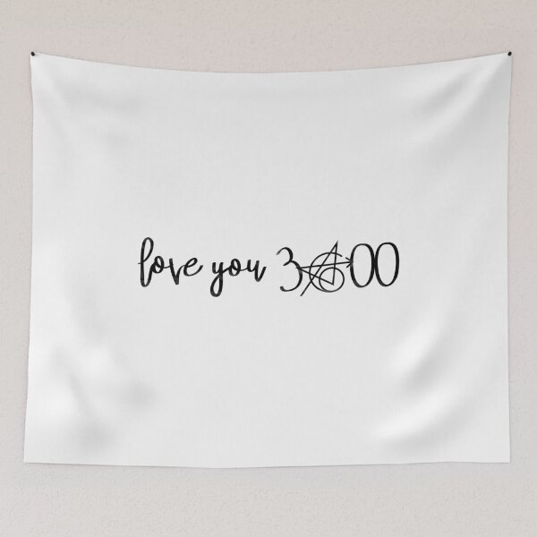 Item preview, Love you 3000 // Avengers Endgame film quote designed and sold by TheSamStudio.