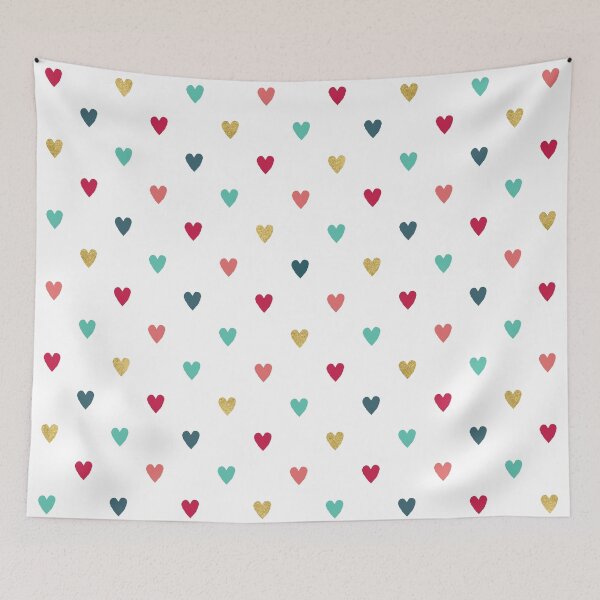 Item preview, Colorful Mini Hearts designed and sold by Daisy Beatrice.
