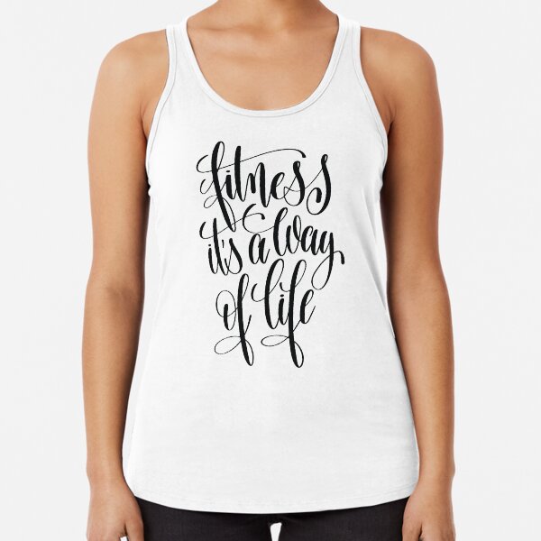 Item preview, Fitness It's A Way of Life Inspirational Quotes designed and sold by ProjectX23.