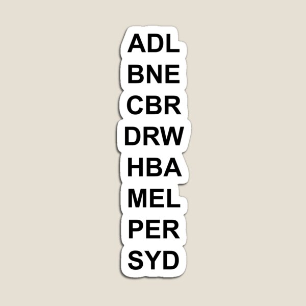 Australian Code Writting Magnet