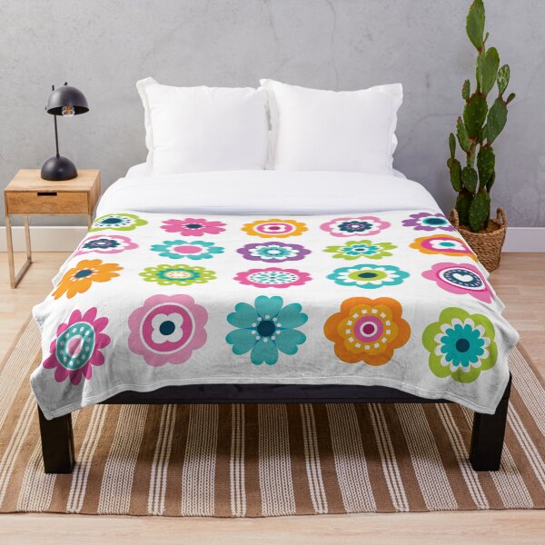 Item preview, Mod Flowers in Spring Colors designed and sold by Daisy Beatrice.