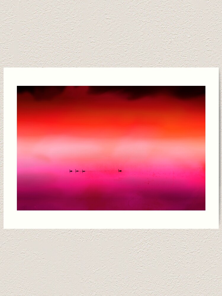 Alternate view of Swan Dreaming #3 Art Print