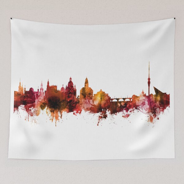 Item preview, Dresden Germany Skyline designed and sold by ArtPrints.