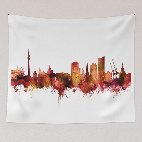 Item preview, Dortmund Germany Skyline designed and sold by ArtPrints.