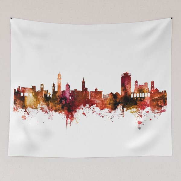 Item preview, Lugano Switzerland Skyline designed and sold by ArtPrints.