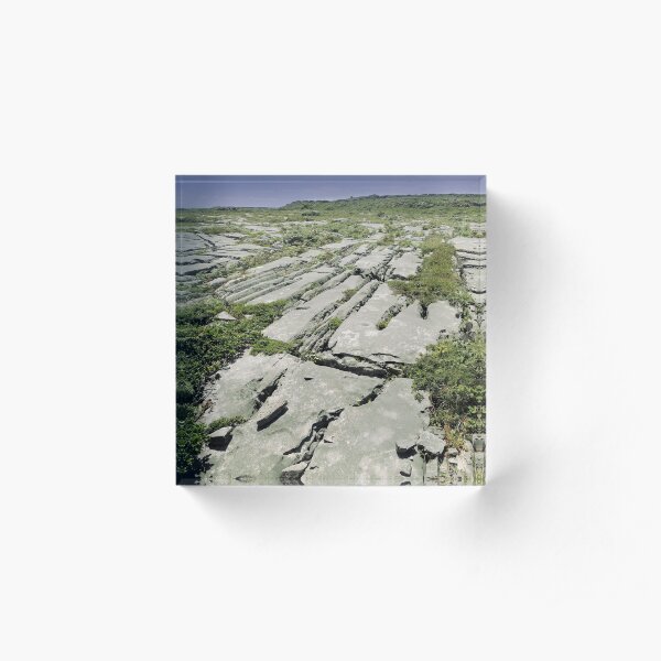 Limestone Landscape Acrylic Block