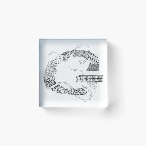 Item preview, Zentangle®-Inspired Art - Tangled Alphabet - G designed and sold by Laurel Storey, CZT.