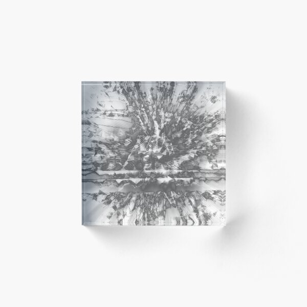 0126 Silver Acrylic Block