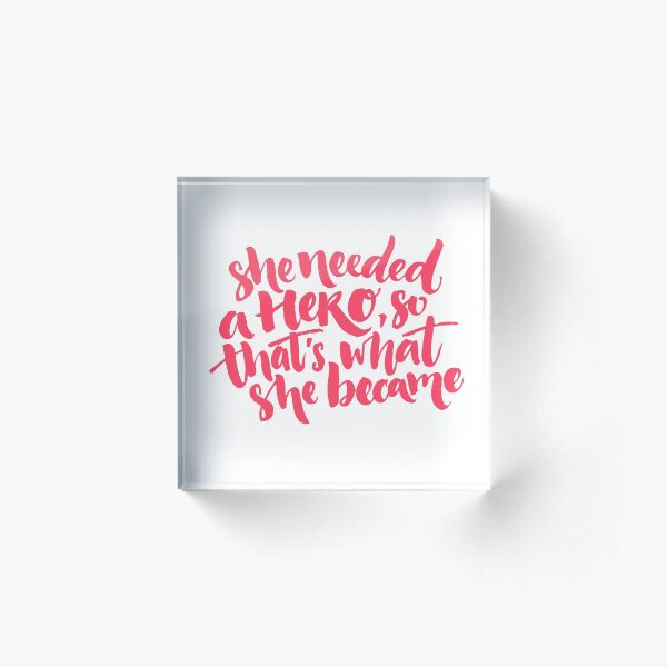 Feminism quote Acrylic Block
