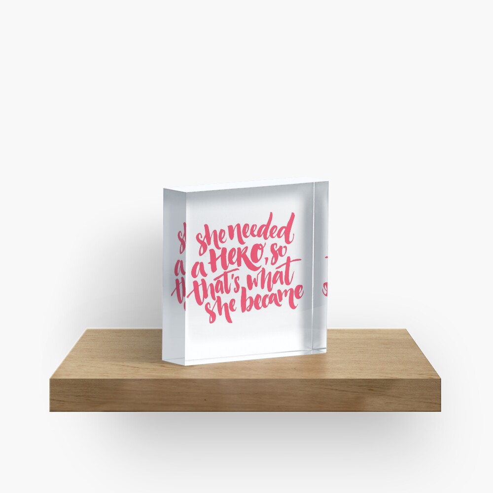 Feminism quote Acrylic Block