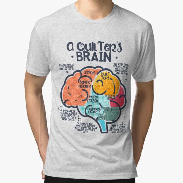 My Quilter Brain Has Too Many Tabs Open Unisex T-Shirt - Doohikey Designs®  LLC