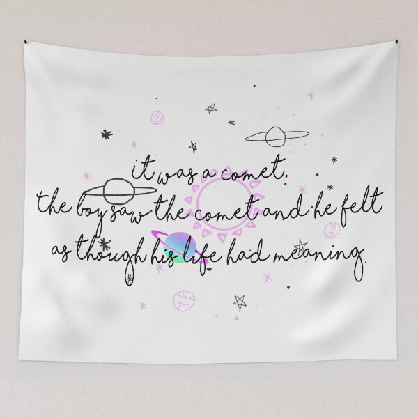 Item preview, The boy saw the comet.. Lucas Scott quote- One Tree Hill designed and sold by KikkaT.