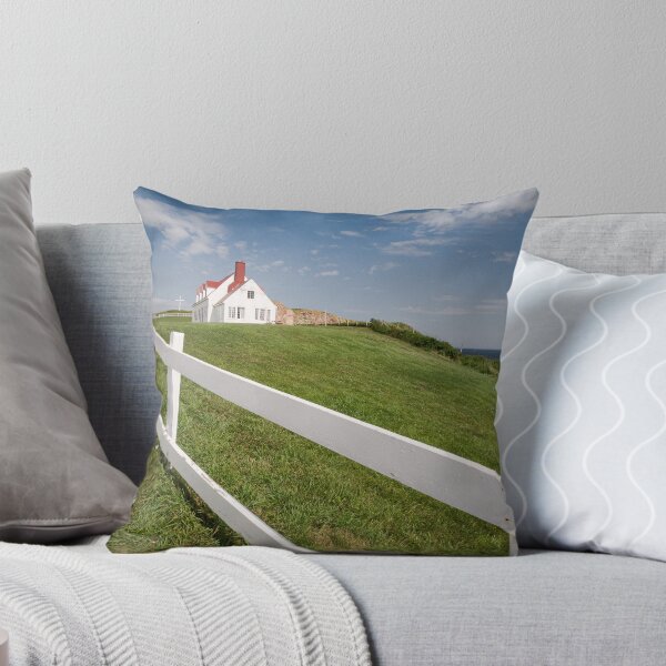 Item preview, Pequeña casa de madera blanca, en Percé, Gaspésie, Québec, Canadá. designed and sold by jonathankemp.
