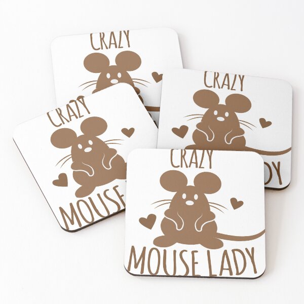 Item preview, CRAZY Mouse Lady designed and sold by jazzydevil.