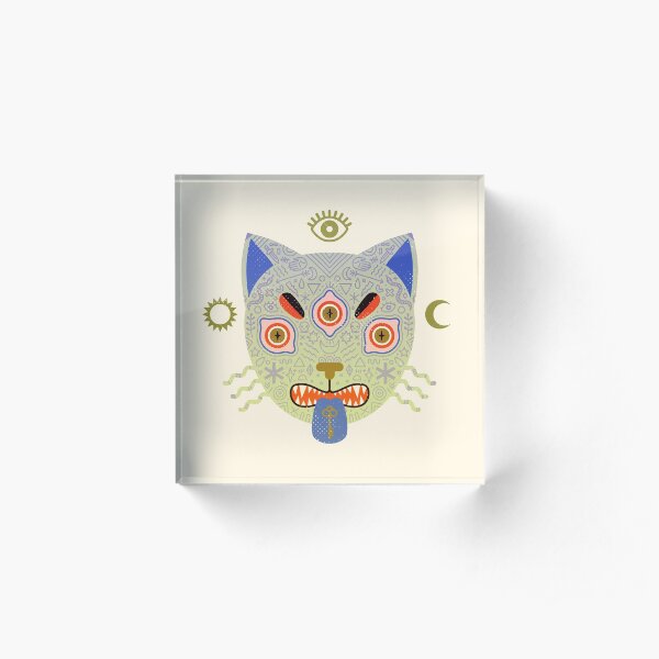 Mystic Cat Acrylic Block