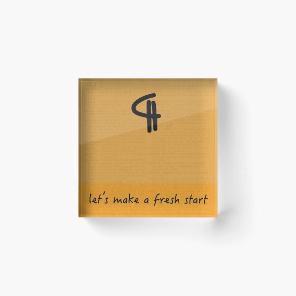 Item preview, Let's Make a Fresh Start designed and sold by squibink.
