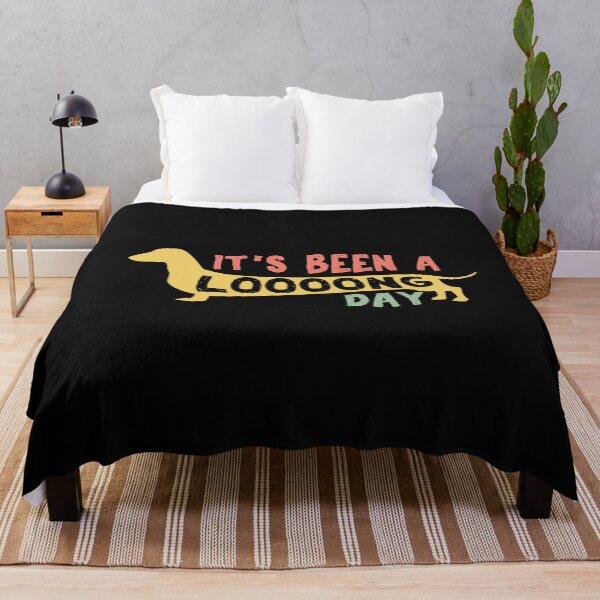 Item preview, It's been a long day Cute Vintage Dachshund Dog silhouette lover gift designed and sold by alenaz.