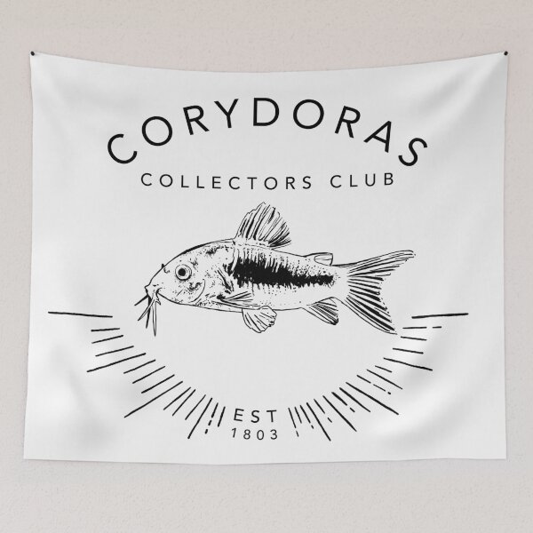 Item preview, Copy of Corydoras Collectors Club, Cory Catfish, Cory Fish Keeping, Black Text Design designed and sold by Scout& Golden.