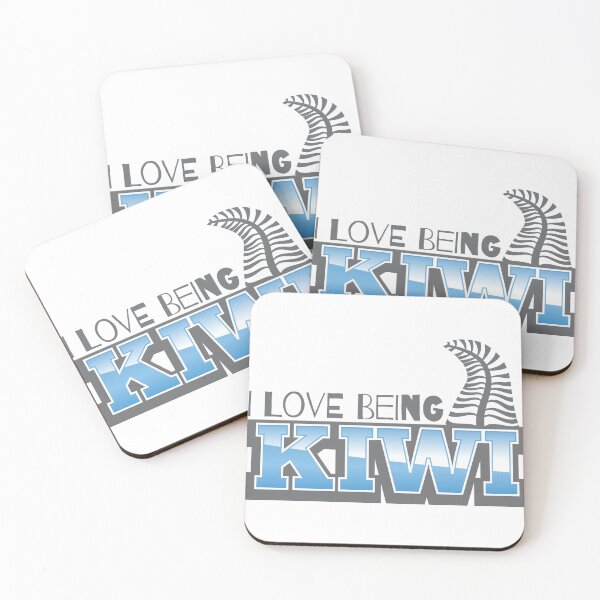 Item preview, I LOVE BEING KIWI with silver fern designed and sold by jazzydevil.