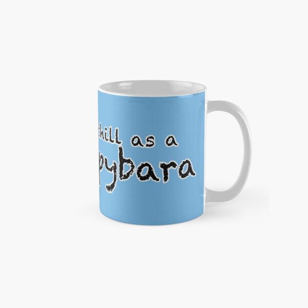 Chill as a Capybara (Blue) Classic Mug