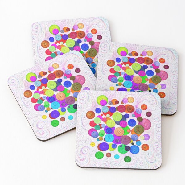 Item preview, #DeepDream Color Circles Visual Areas 5x5K v1448388480 designed and sold by blackhalt.