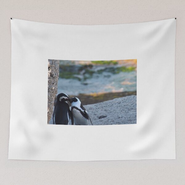 Item preview, Penguins Kissing designed and sold by FabPosters4Less.