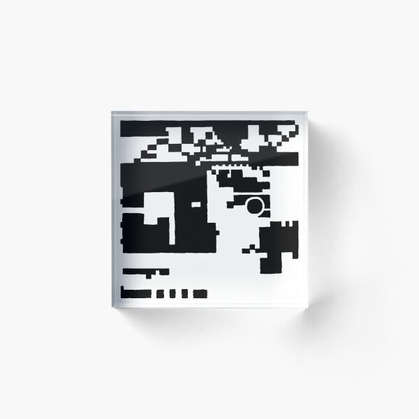 Deconstruction of Here Acrylic Block