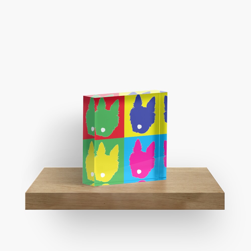 Colour Pup Art! Acrylic Block