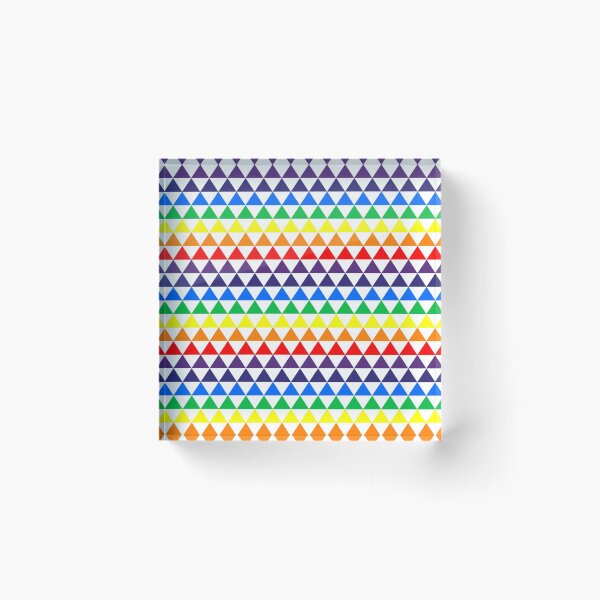 Item preview, Rainbow Geometric Triangles designed and sold by pugmom4.