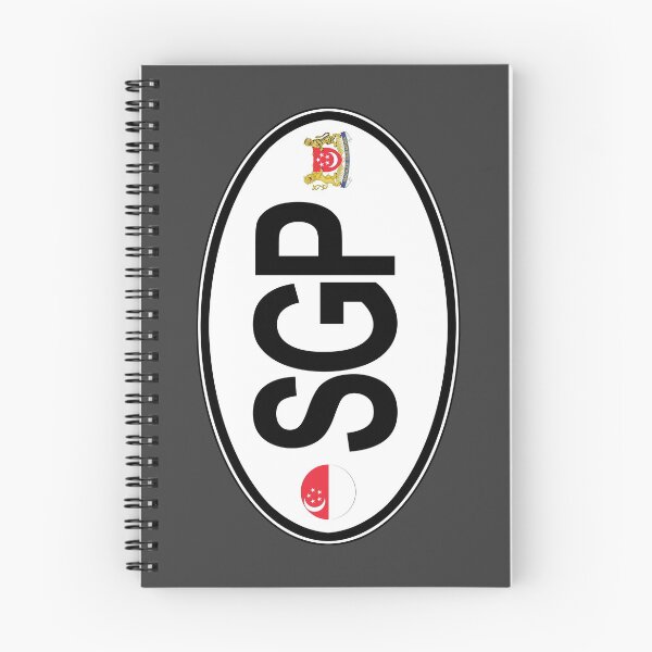 Item preview, Singapore Oval Country Code Decal designed and sold by rogue-design.