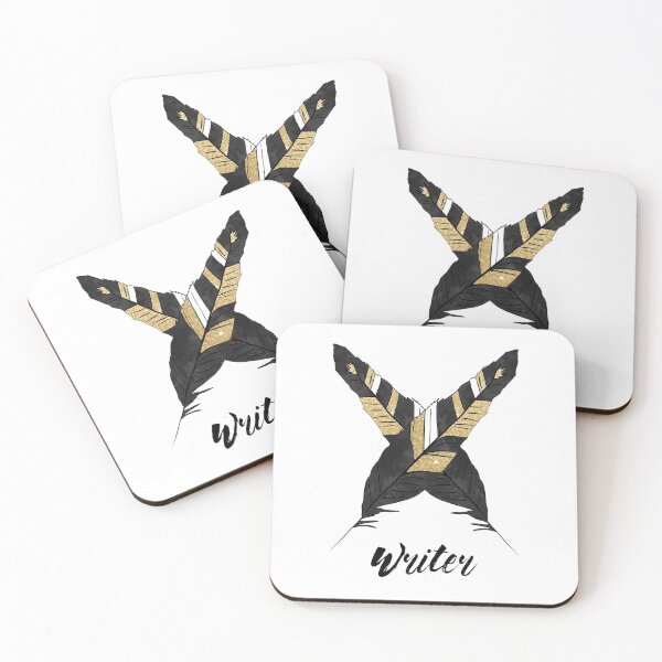 Item preview, Writer! Golden Feathers designed and sold by cadinera.