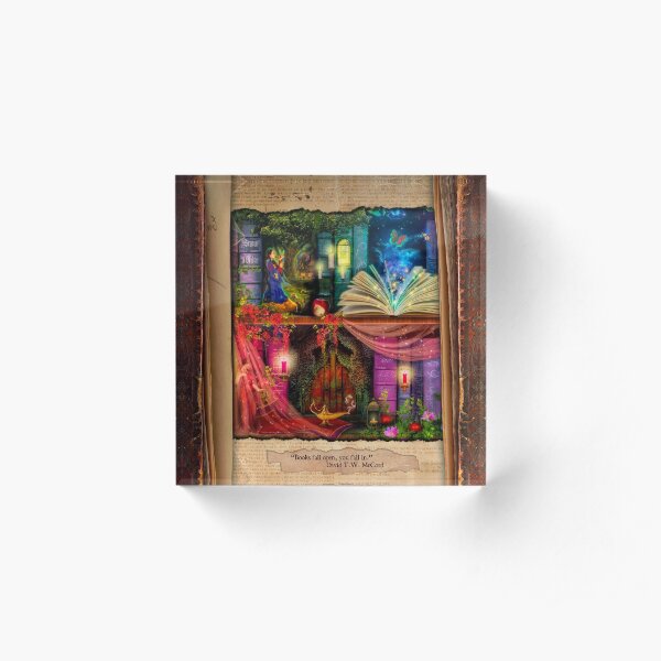 The Curious Library Calendar - May Acrylic Block