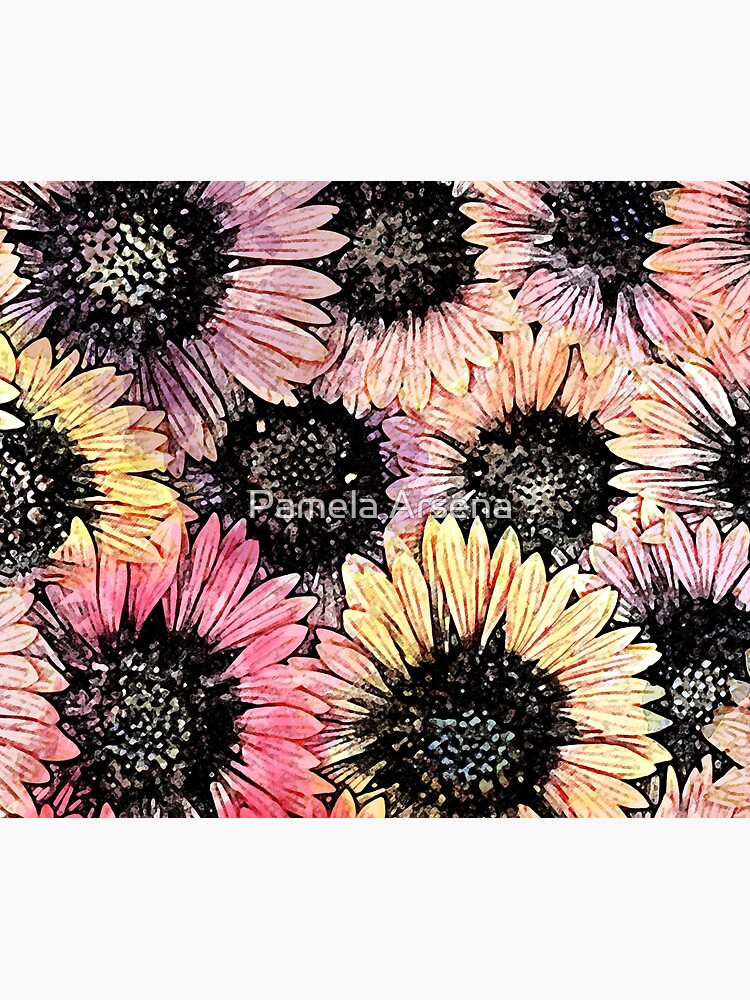 Sunflowers of Summer Floral Print by xpressio