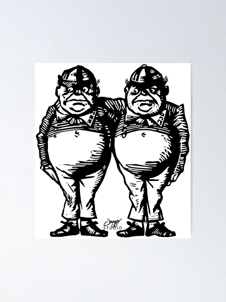 Tweedle Dee & Dum from Alice in Wonderland 