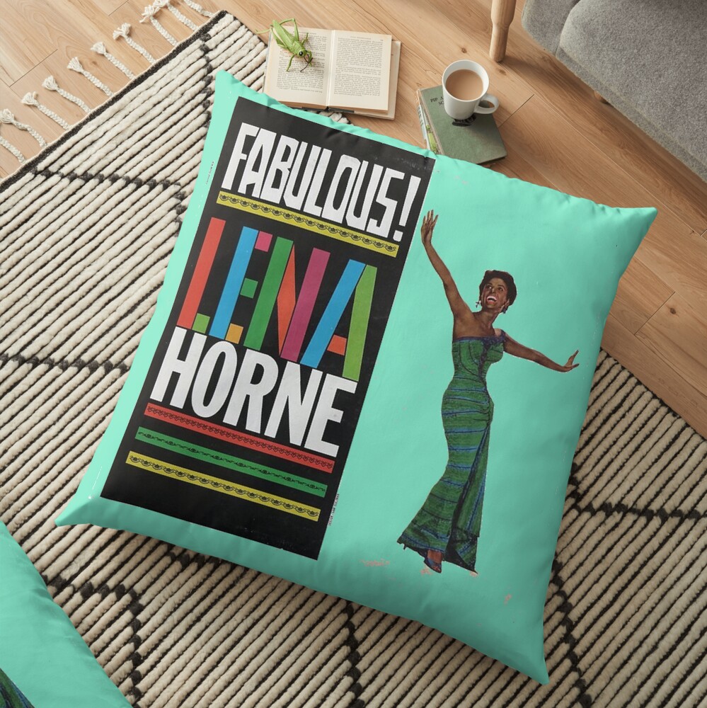 Lena Horne Floor Pillow