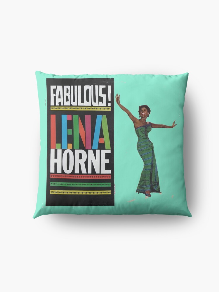 Alternate view of Lena Horne Floor Pillow