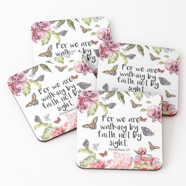 Item preview, 2 Corinthians 5:7 designed and sold by Paper Bee Gift Shop.