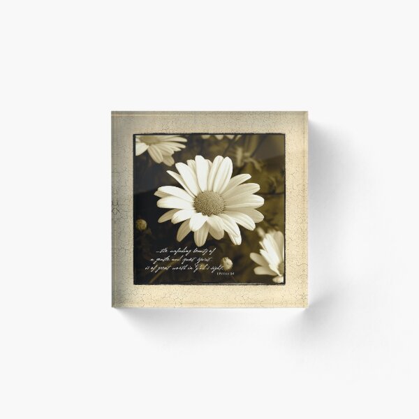 1 Peter 3:4 Acrylic Block