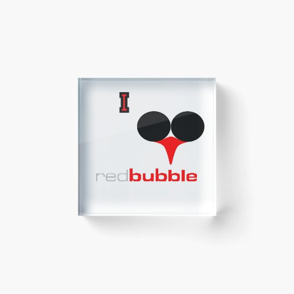 Item preview, I Love Redbubble 2 designed and sold by Roydon Johnson.
