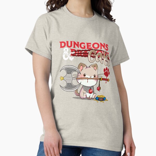 Artikel-Vorschau von Dungeons & Cats - DnD Dungeons & Dragons D & D, designt und verkauft von Glassstaff.
