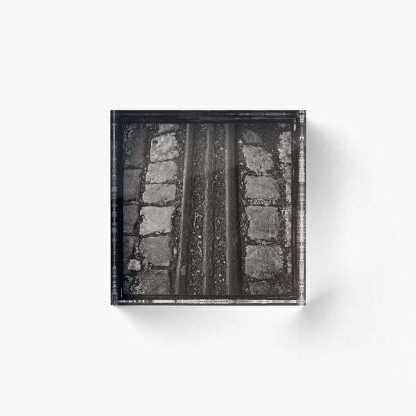 Making Tracks Acrylic Block