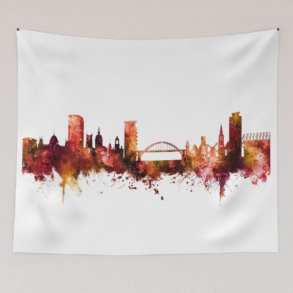 Item preview, Sunderland England Skyline designed and sold by ArtPrints.