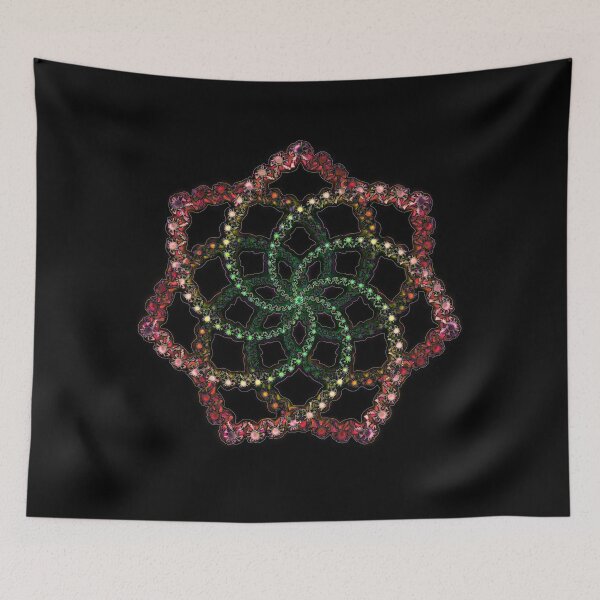 Item preview, Psychedelic Spiral Rose Mandala II designed and sold by kernowerno.