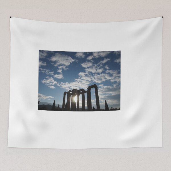 Item preview, Sun shining through pillars of Ancient Greek momument designed and sold by FabPosters4Less.