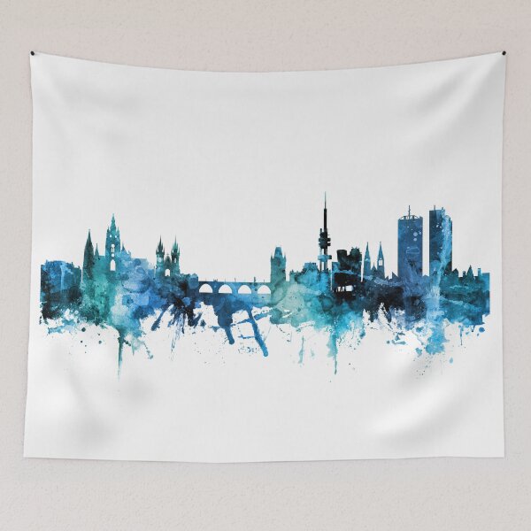 Item preview, Prague (Praha) Czech Republic Skyline designed and sold by ArtPrints.