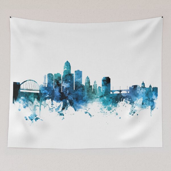 Item preview, Des Moines Iowa Skyline designed and sold by ArtPrints.