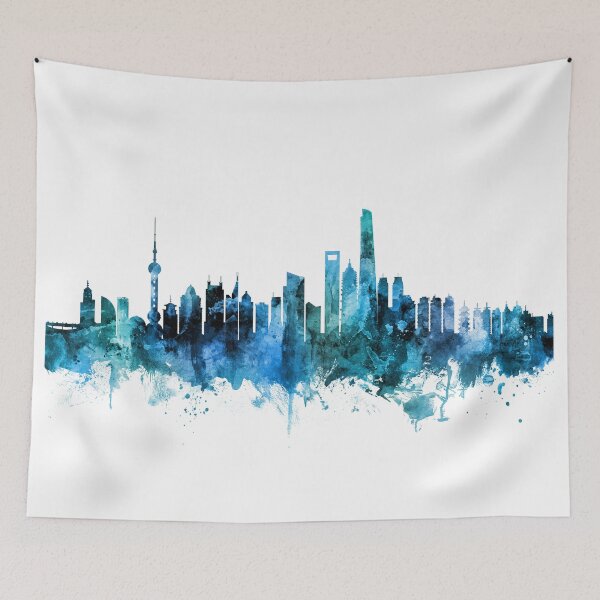 Item preview, Shanghai China Skyline designed and sold by ArtPrints.