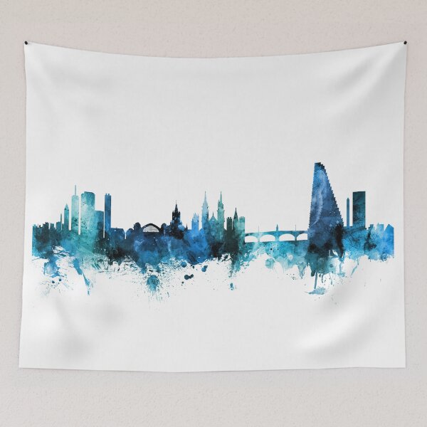 Item preview, Basel Switzerland Skyline designed and sold by ArtPrints.
